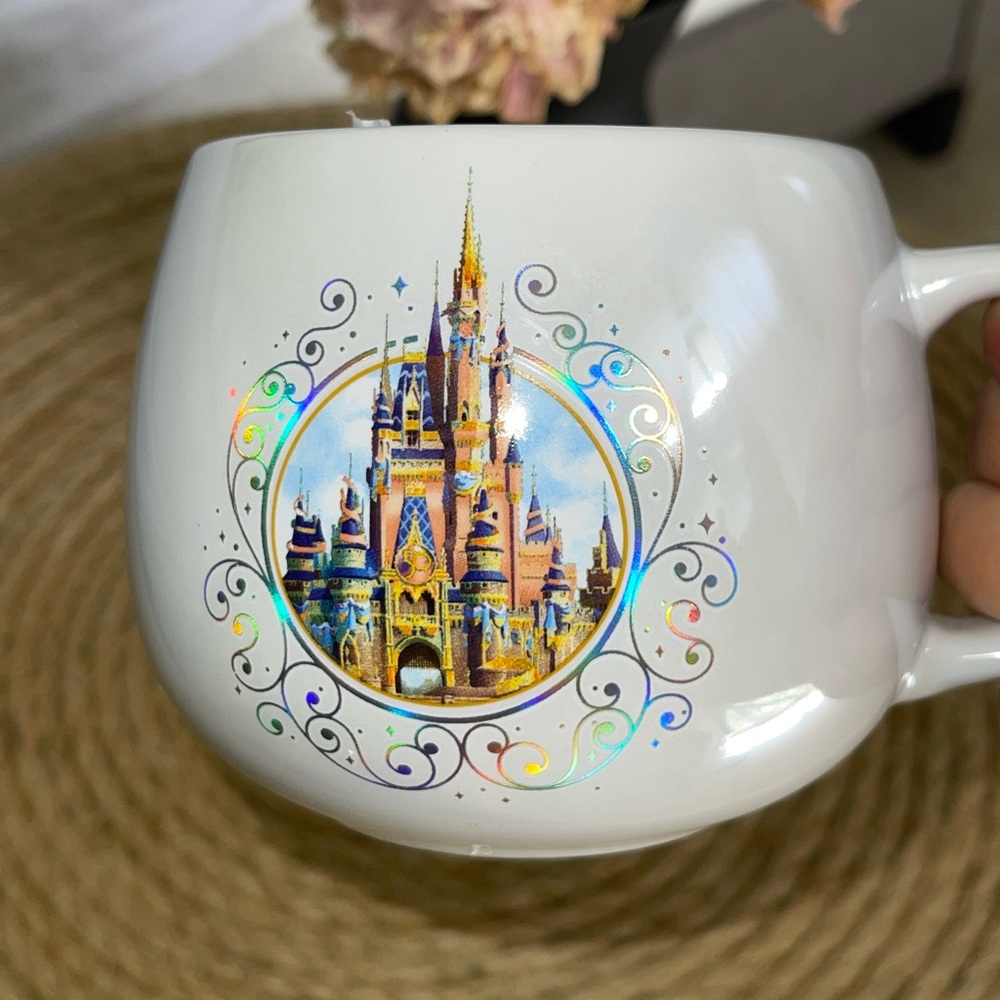 Disney World 50th Anniversary Cinderella Castle Mug